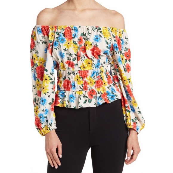 Lost + Wander Floral Print Wrap Skirt And Puff Sleeve Blouse Set NWT - Picture 3 of 16